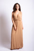 Langes Kleid mit tiefem Ausschnitt Mahalini
